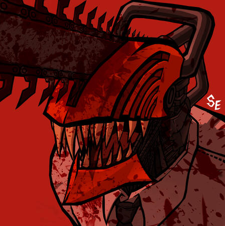Bloody Chainsaw Devil, Chainsaw Man fanart